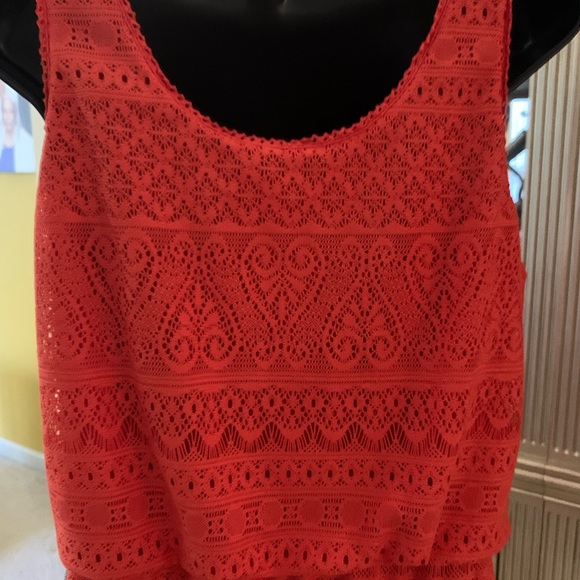 Tangerine maxi dress by London times size 10 - Picture 3 of 3